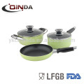 Good Quality oil pan adapter nonstick cookware set dishwash safe oven safe